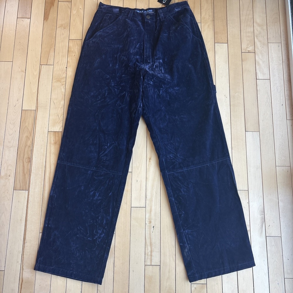 Men's Corduroy Pants - Navy Blue